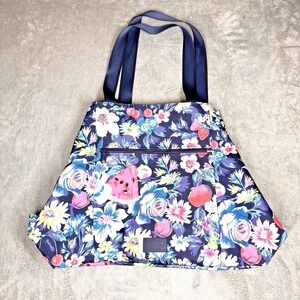 Vera Bradley Floral Tote Bag Large Quilted Shoulder Bag Multicolor